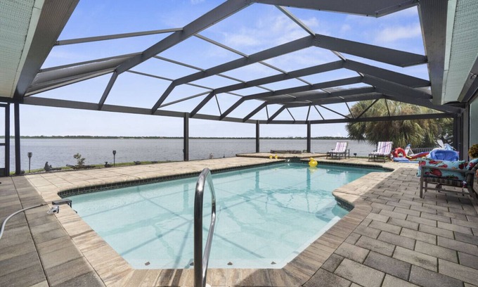 Gulf Cove Casa | Waterfront Retreat w/ Pool, Hot Tub & Dock Access