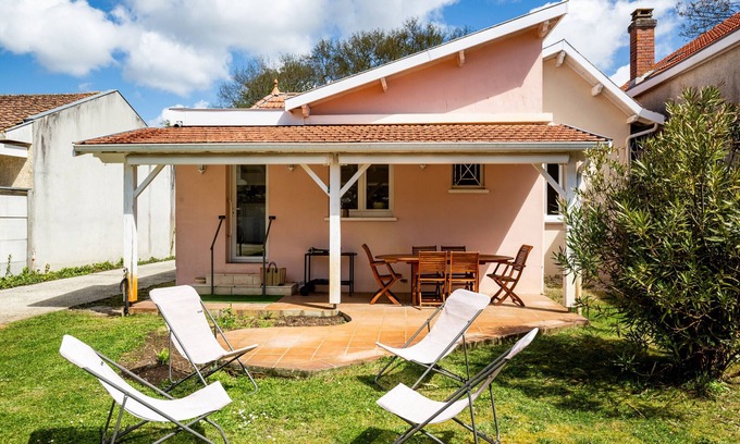 Andernos-les-Bains Chalet De Esquí | 250 m de la playa - Casa con jardín para 4