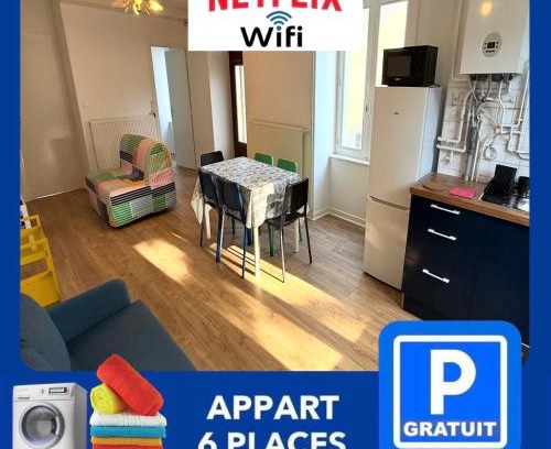 Noiretable Apartamento | 26 CHIC & COSY NOIRETABLE F2 55m2 WIFI SMART TV NETFLIX