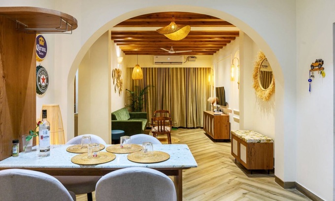 Varca Apartamento | 2bhk Cozy Bohemian apartment this offers relaxed and artistic vibe