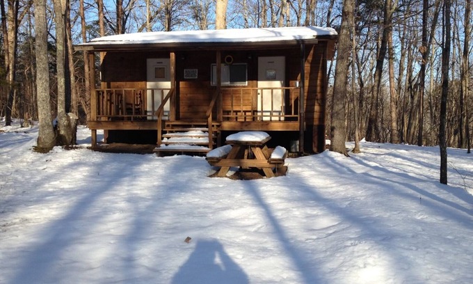 Mount Hope Cabina | 2BR Cabin in Bankhead National Forest of N Alabama