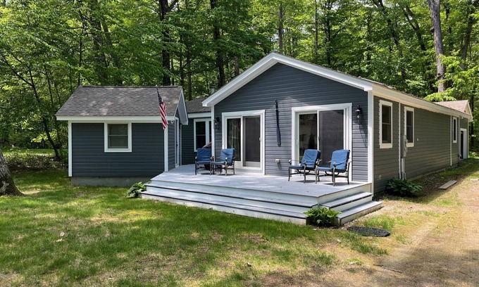 Center Ossipee Casa | 3 dormitorios, 2 baños, 10 plazas, litera individual