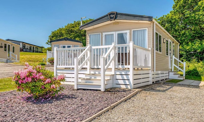Hewas Water Chalet De Esquí | Alojamiento de 3 habitaciones en Nr St Austell