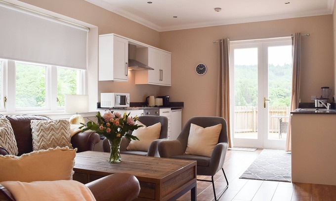 Aberfoyle Cabaña | Alojamiento de 3 habitaciones en Aberfoyle