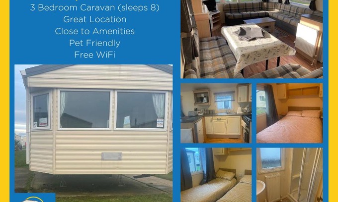 Porthcawl Casa | 3 Bedroom Caravan - Maples 126, Trecco Bay