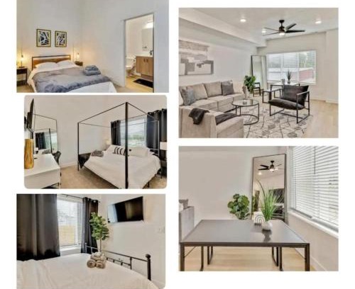 People's Freeway Casa | 3 Min to DT - 2 Car Garage - Lux Townhome - King Bed