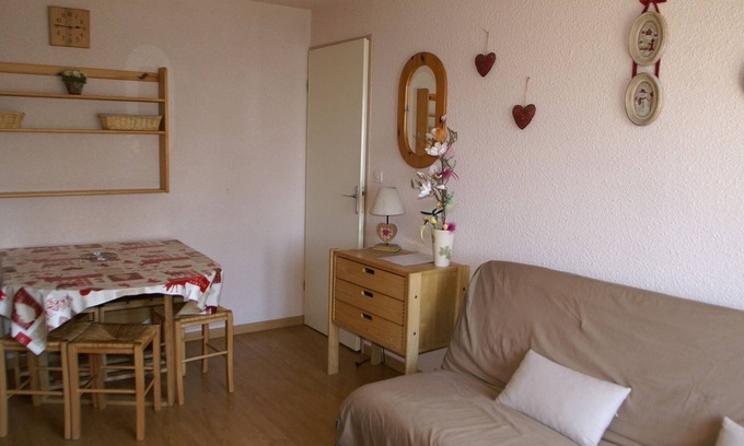 Prapoutel Apartamento | 3 habitaciones a pie de pistas con balcón y cama doble