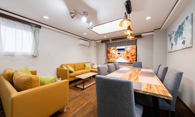 Asagayakita Apartamento | 3 stations 8 min from Shinjuku/3 min walk from station/130 sq.m./4 bedrooms/7 beds/Direct access to Tokyo, Shinjuku, Akihabara/3 min walk from nearest station/apartment hotel for 1 group/as a base for sightseeing in Tokyo