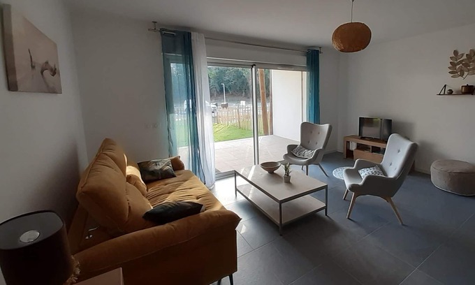 Seignosse Apartamento | 300 m from the ocean, new apartment, sleeps 6