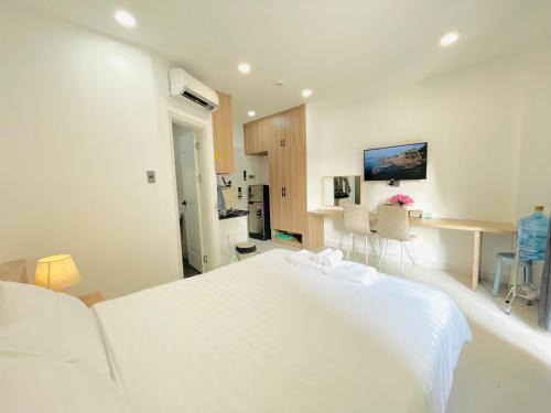 An Phu Apartamento | 304 Kiwi Mordern Studio With Kitchen & Balcony