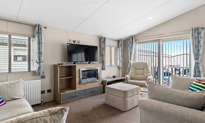 Pevensey Chalet De Esquí | 33 Beach Retreat Lodge Pevensey Bay Holiday Park