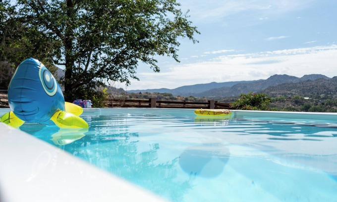 Albuquerque Casa | 》3400sqft w/Heated Pool & Hot Tub, Sleeps 18 & Mtn Views