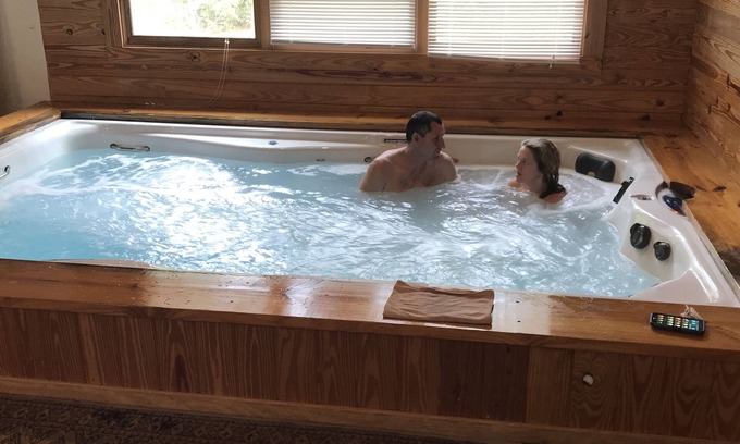 Mcalpin Cabina | ALQUILER COMPLETO CHALET PRIVADO DE 3 HORNILLAS CON INTERIOR SWIM SPA / GYM / OTDR POOL / SAUNA NO OTROS