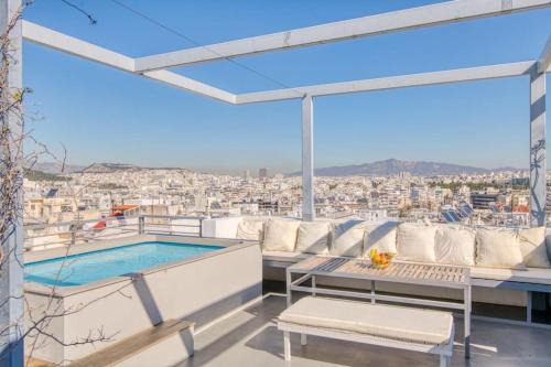 Pangrati Apartamento | 360 Athen's view at lux two storey penthouse