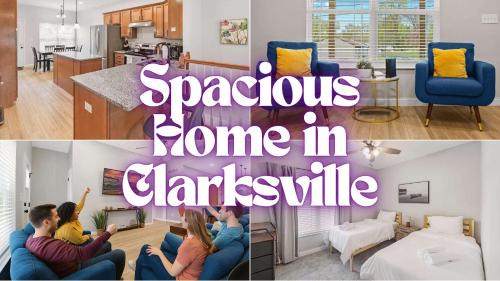 Clarksville Apartamento | 3BR 2BA Home with King Queen & Twin Beds
