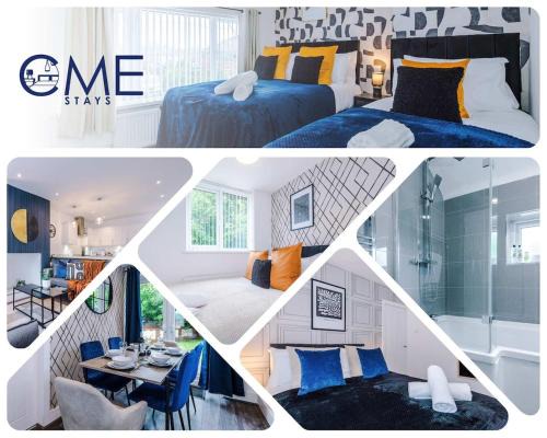 Droylsden Apartamento | 3BR Fully-equipped House with Free WiFi & Parking