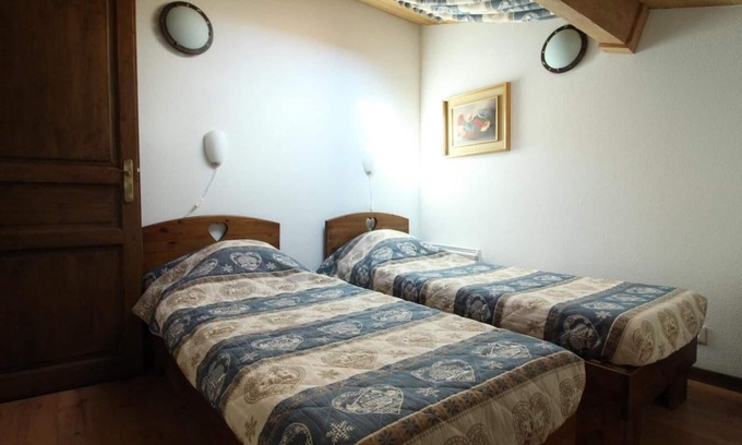 Aussois Apartamento | 3rd floor, balcony, tv, ski locker, 40m², Aussois