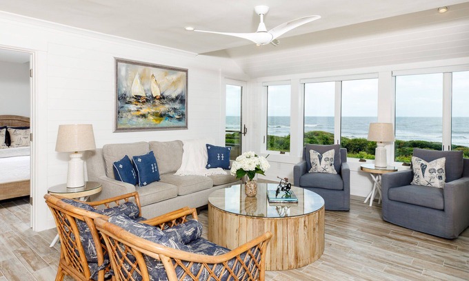 Kiawah Island Condominio | ¡NUEVO LISTADO! 4304 azotadas por el viento: $ 250 para equipo de playa / crédito para bicicletas, frente al mar, 2 cubiertas