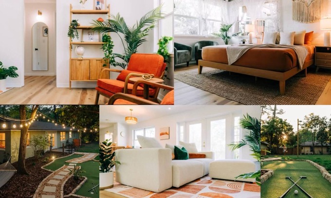 Duckpond Casa | 4BR Boho Oasis w/ Mini Golf & Games!