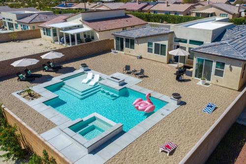 Desert Hot Springs Villa | 4BR Desert Paradise Saltwater Pool/Spa & View