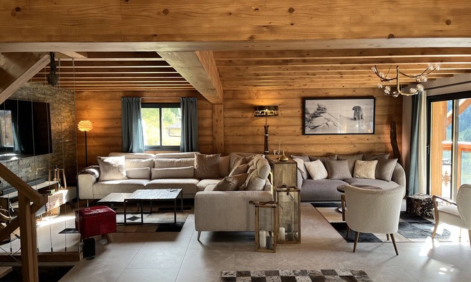 Les Gets Chalet De Esquí | Chalet de 5 Habitaciones con Wifi y Parking en Les Gets