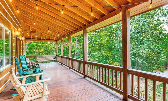 My Mountain Cabina | 5 Mi to Blue Ridge Lake: Cabin w/ Fire Pit!