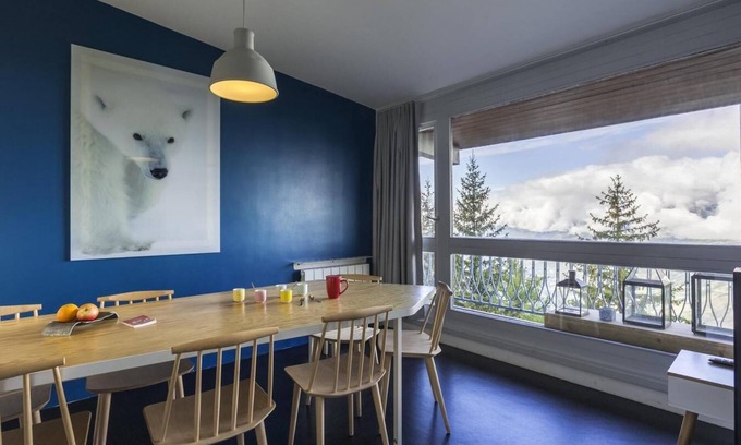 Arc-1800 Apartamento | 50m from resort center, 8th floor, balcony, tv, ski locker, 54m², Les Arcs
