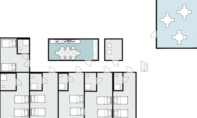 Raamsdonksveer Apartamento | 6 habitaciones de lujo, 12 camas en total, aparcamiento, cocina, Bed en Koffie