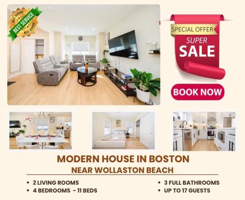 West Codman Hill - West Lower Mills Apartamento | 60-1 4BR Boston - Cozy New Apt near Franklin Park