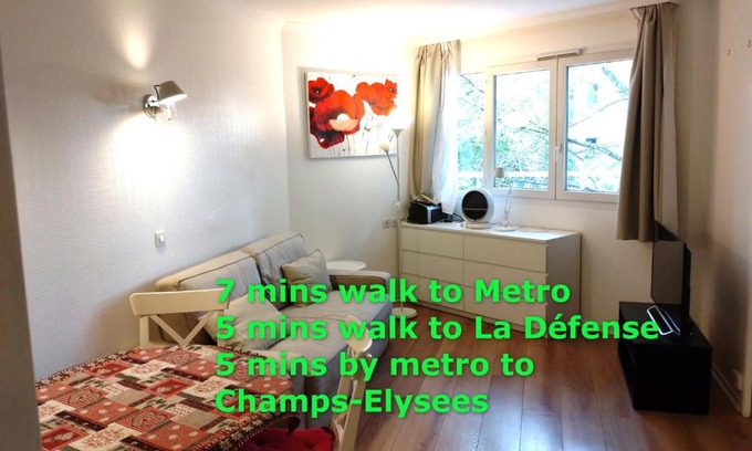 Gambetta Apartamento | 7 min walk Metro, ApartHotel, La Défense