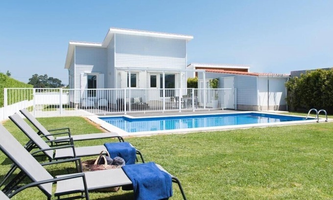 Ribadumia Cabaña | Luminosa Casa rural, A Casa da Pereira en pueblo costero