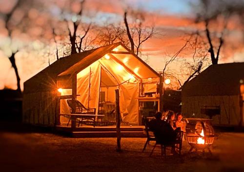 Fentress Casa | A Glamping Getaway near Kingsbury, Texas - Tranquil Safari Tent on the San Marcos River