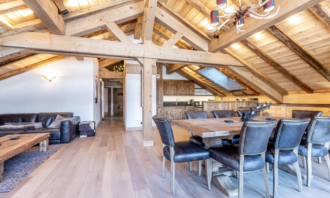 Saint-Martin-de-Belleville Condominio | A Ski in Ski Out, Apt moderno en la zona de esquí más grande del mundo