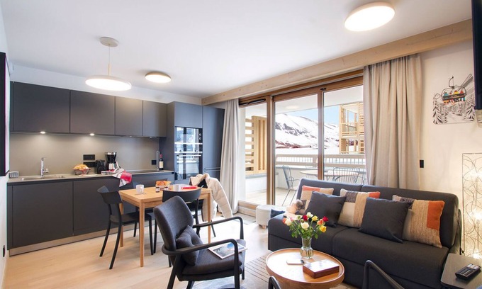 Bergers Condominio | Accès direct aux pistes ! Superbe T2 + cabine