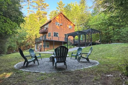 Chestertown Casa | Adirondack Oasis Private Lake, Sauna, and Fire Pit