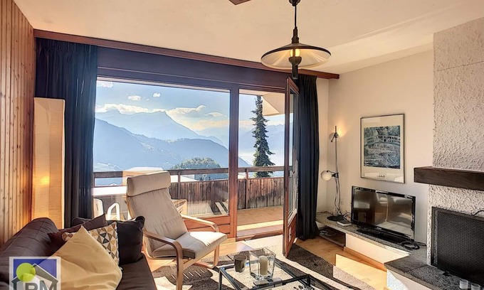 Leysin Apartamento | Alpha B42 Moderna residencia ubicada a 2 minutos del centro de Leysin (escaleras), magníficas vistas de la A