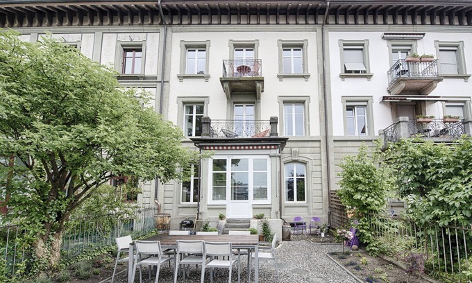 Langgasse-Felsenau Casa | Am Pavillon Bed & Kitchen