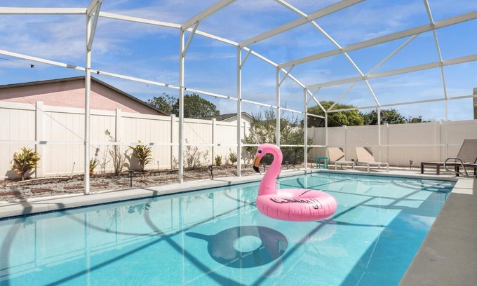 Montego Bay Casa | Amazing Blue Private Pool 4BR House Near Disney