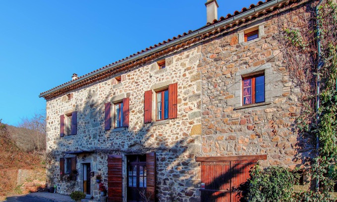 Chassiers Casa | Increíble casa en Chassiers con WiFi