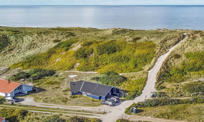 Bjerregard Strand Casa | Increíble casa en Hvide Sande con sauna