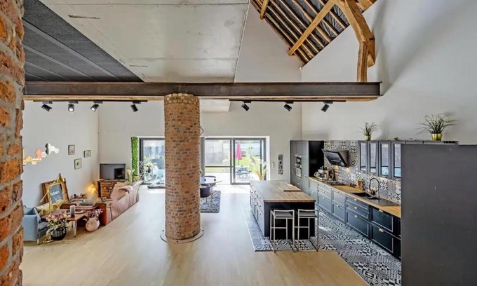 Verlaine Apartamento | Amber - Loft à la campagne