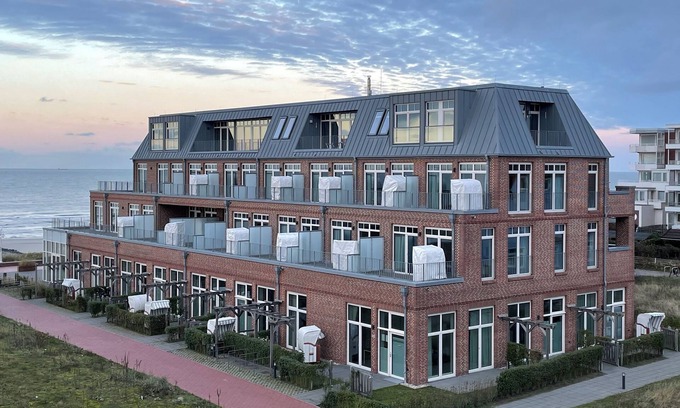 Wangerooge Apartamento | Anna Düne 3-43 Exclusive dream view of the sea in the aparthotel with roof terrace