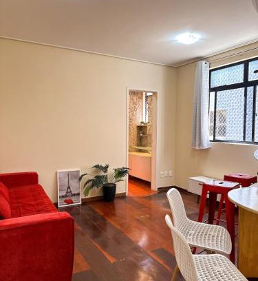 Mangabeiras Apartamento | Apê Letícia I Ar condicionado, wifi e garagem na Zona Sul de BH