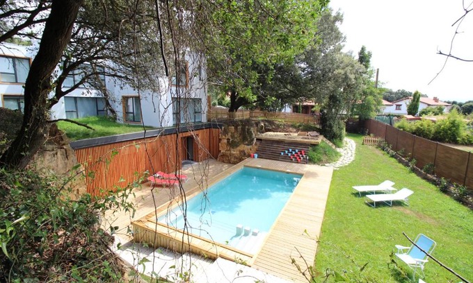 Somo Apartamento | Apartamento 2 dormitorios con piscina y jardín - Apartamentos Montesomo