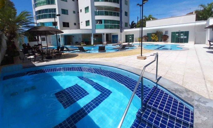 Bandeirantes Apartamento | Apartamento com Varanda Gourmet em Caldas Novas