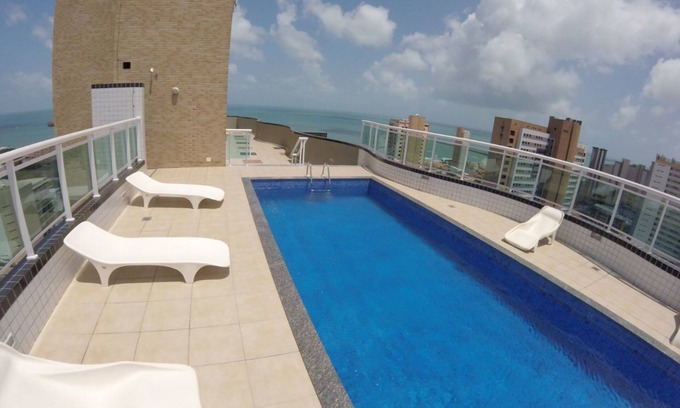 Praia de Iracema Apartamento | Apartamento Vista mar Praia de Iracema