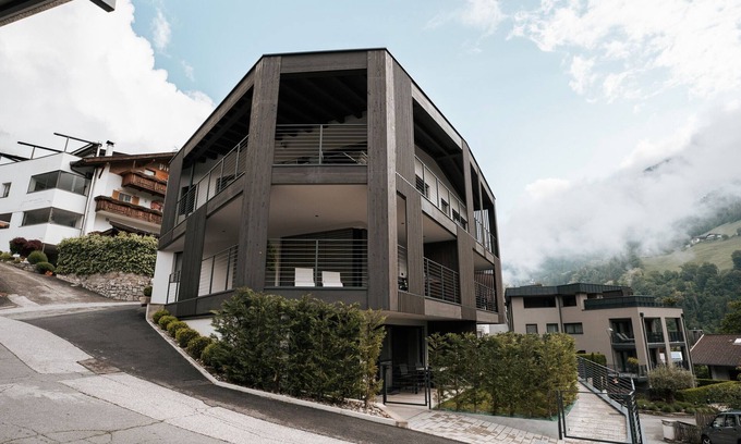 Saltusio Apartamento | Apartamento "Lodge Terrace Exclusive Two" con vistas a la montaña y Wi-Fi