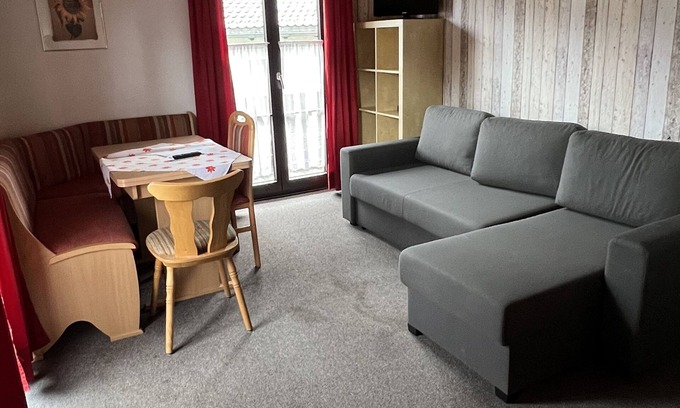 Sonnenbichl Apartamento | Apartamento-Básico-Wohnung 5-Baño privado-Vista a la Montana