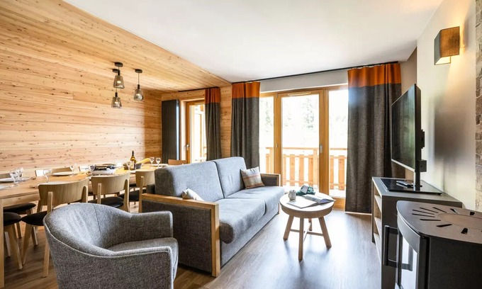 Risoul Apartamento | Apartment 5 Zimmer 10 Personen Bergblick