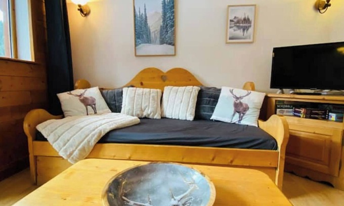 Oz Apartamento | APARTMENT 6-8 PERS CHALET DES NEIGES Swimming pool -Sauna